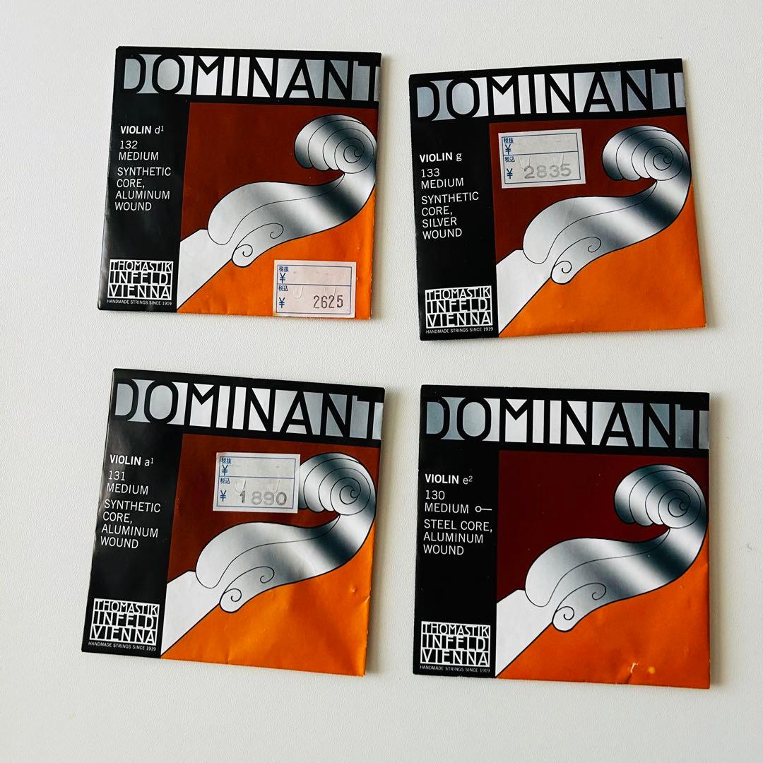Dominant バイオリン弦 6セット A E ×3 D G 4/4