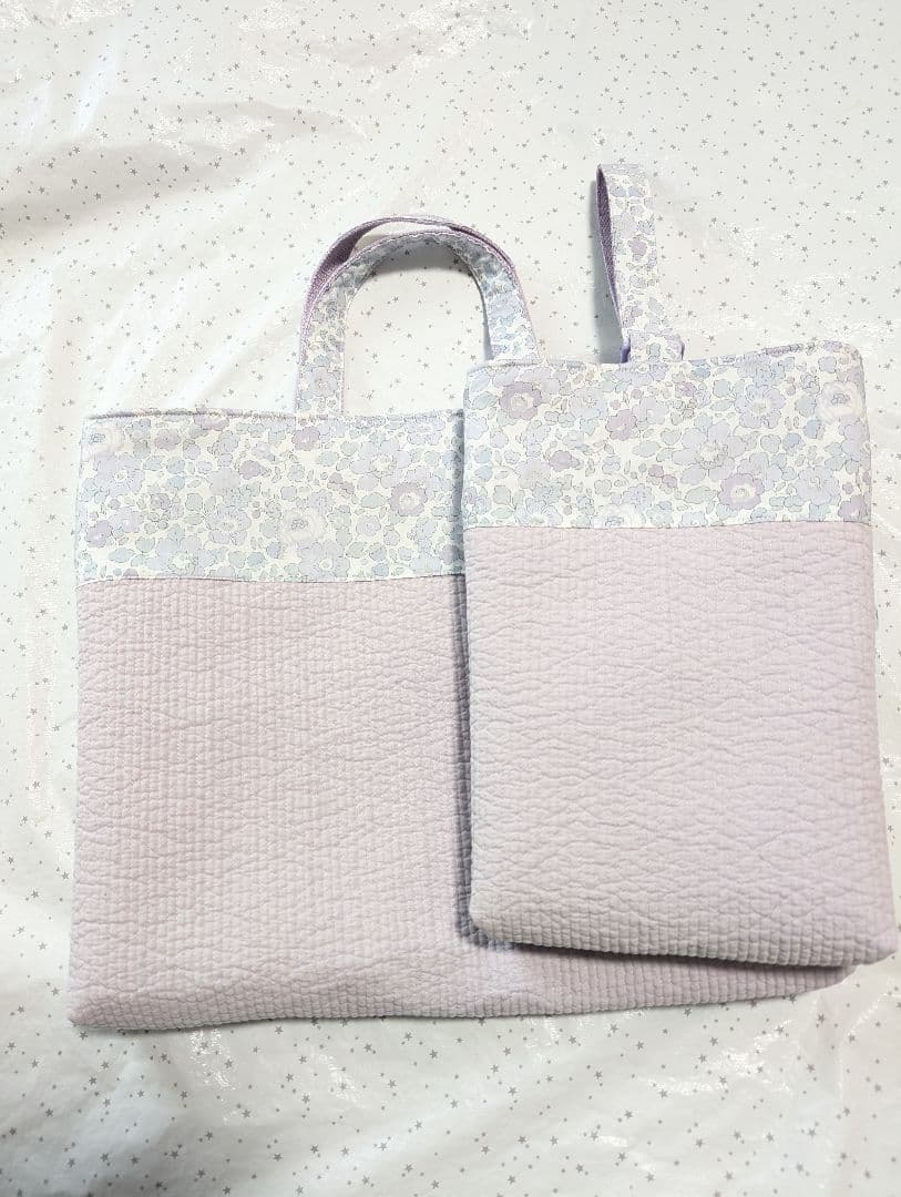 リバティ ベッツィ×ヌビ レッスンバッグ上履き入れ体操服袋ハンドメイド