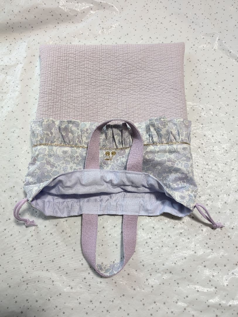 リバティ ベッツィ×ヌビ レッスンバッグ上履き入れ体操服袋ハンドメイド