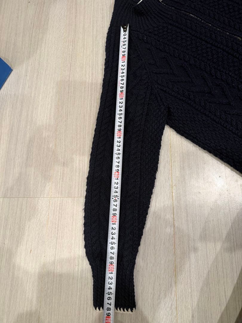 Athena Designs アランニット ジップカーディガン RHC別注