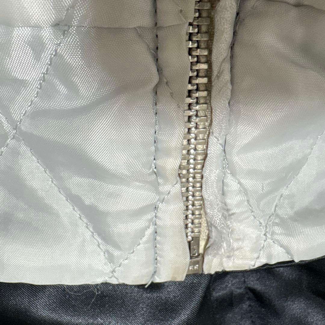 プリンス商会 スカジャン 龍 ドラゴン ブラック&シルバー Lサイズ