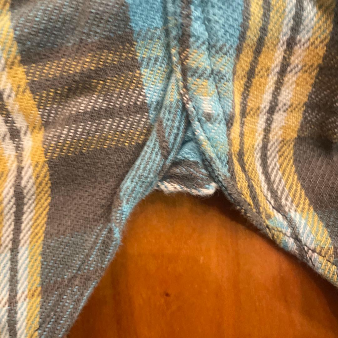 Sears ネルシャツ 60〜70‘sマチ付 ンテージ