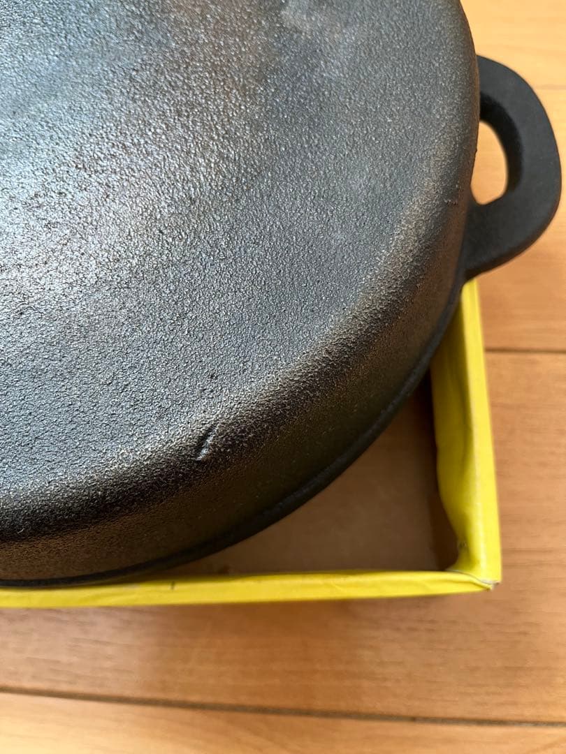 久慈砂鉄　すきやき鍋　山王堂製　内径約27cm、深さ約5cm