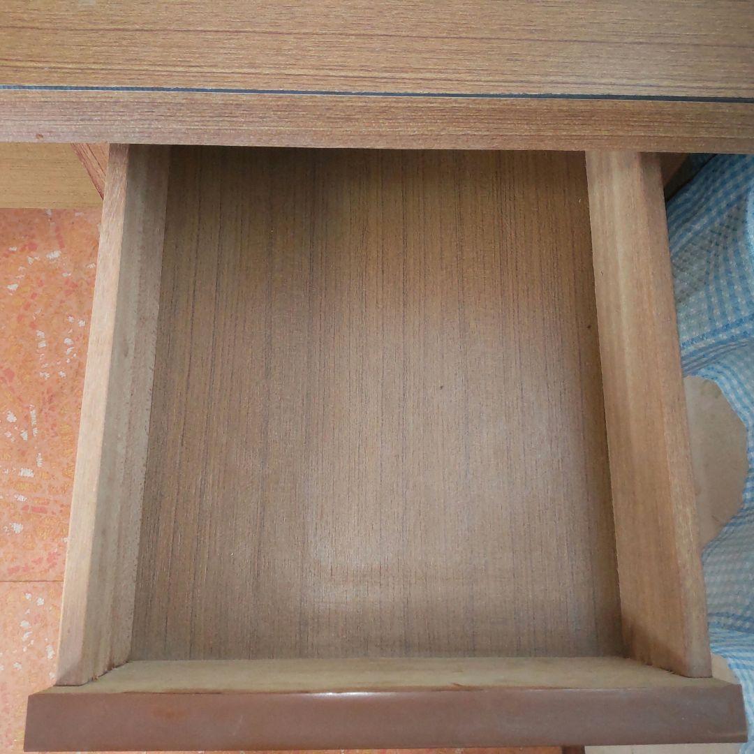 【送料込:たのメル便】学習机 片袖 事務机 昭和レトロ