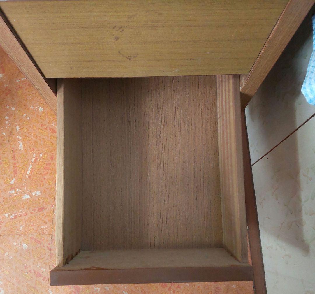 【送料込:たのメル便】学習机 片袖 事務机 昭和レトロ