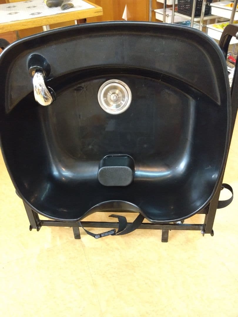 移動式シャンプー台「らくらくキャリーシャンプーII」+チェア　神戸、引取り限定