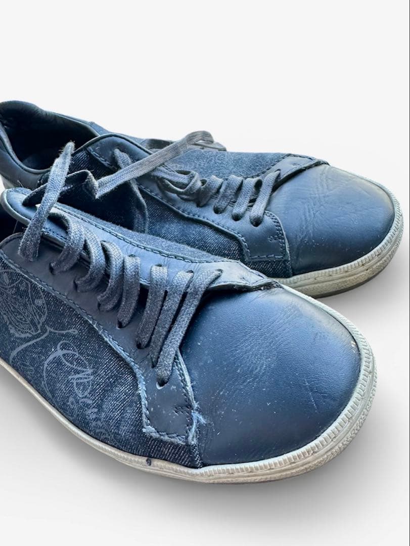 Berluti ダークブルー スニーカー