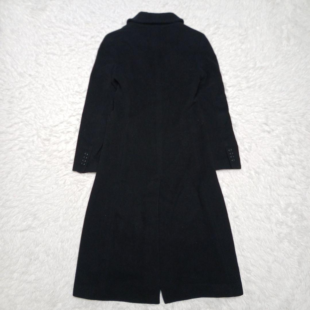 ローレン ラルフローレン ウール チェスターコート ロング 黒 S