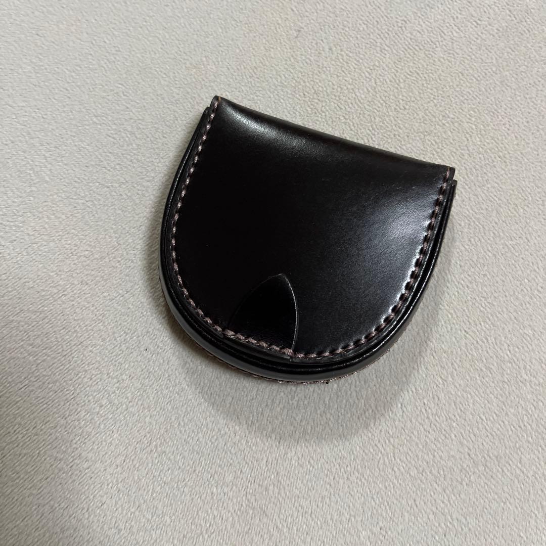 土屋鞄 コードバン 馬蹄型小銭入れ