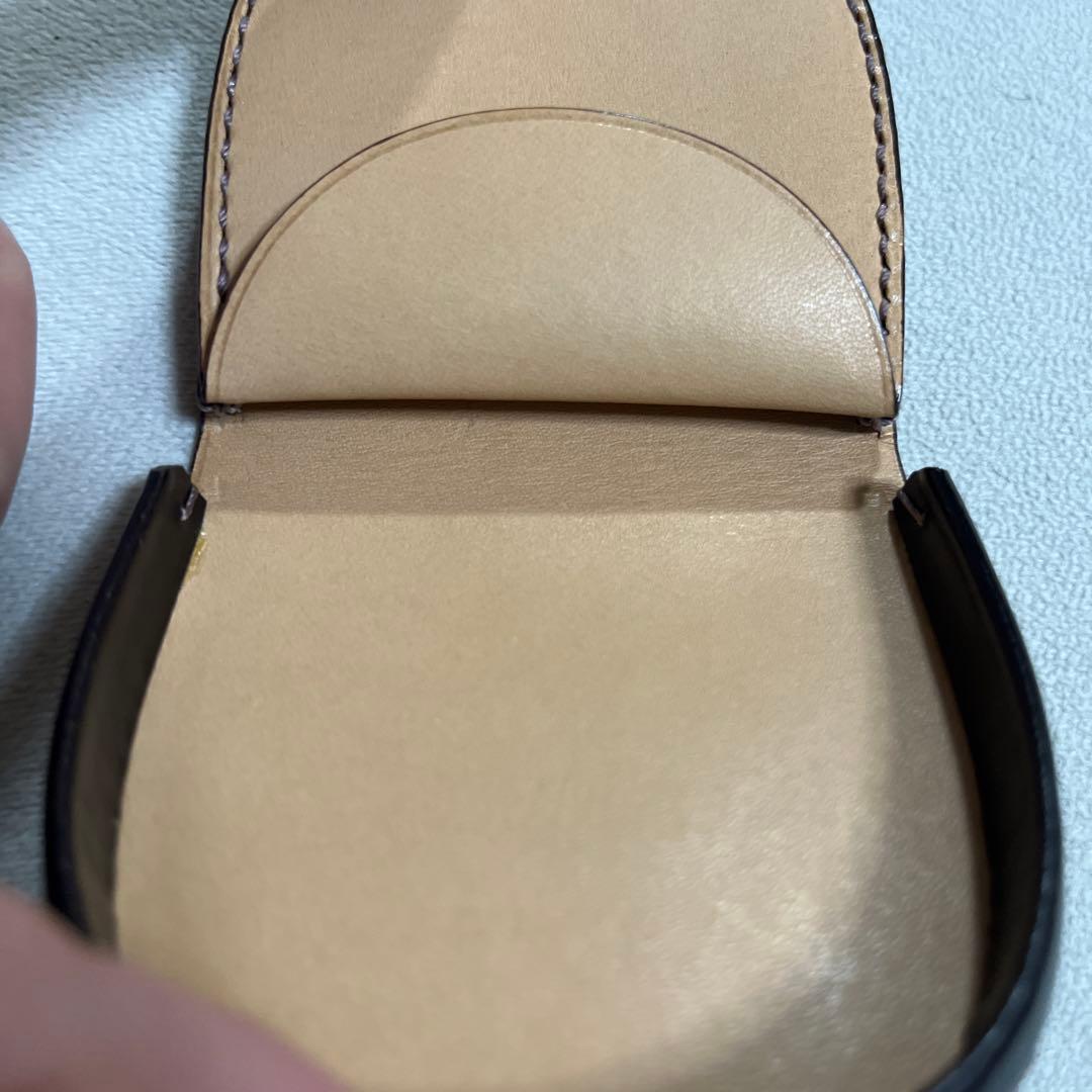 土屋鞄 コードバン 馬蹄型小銭入れ