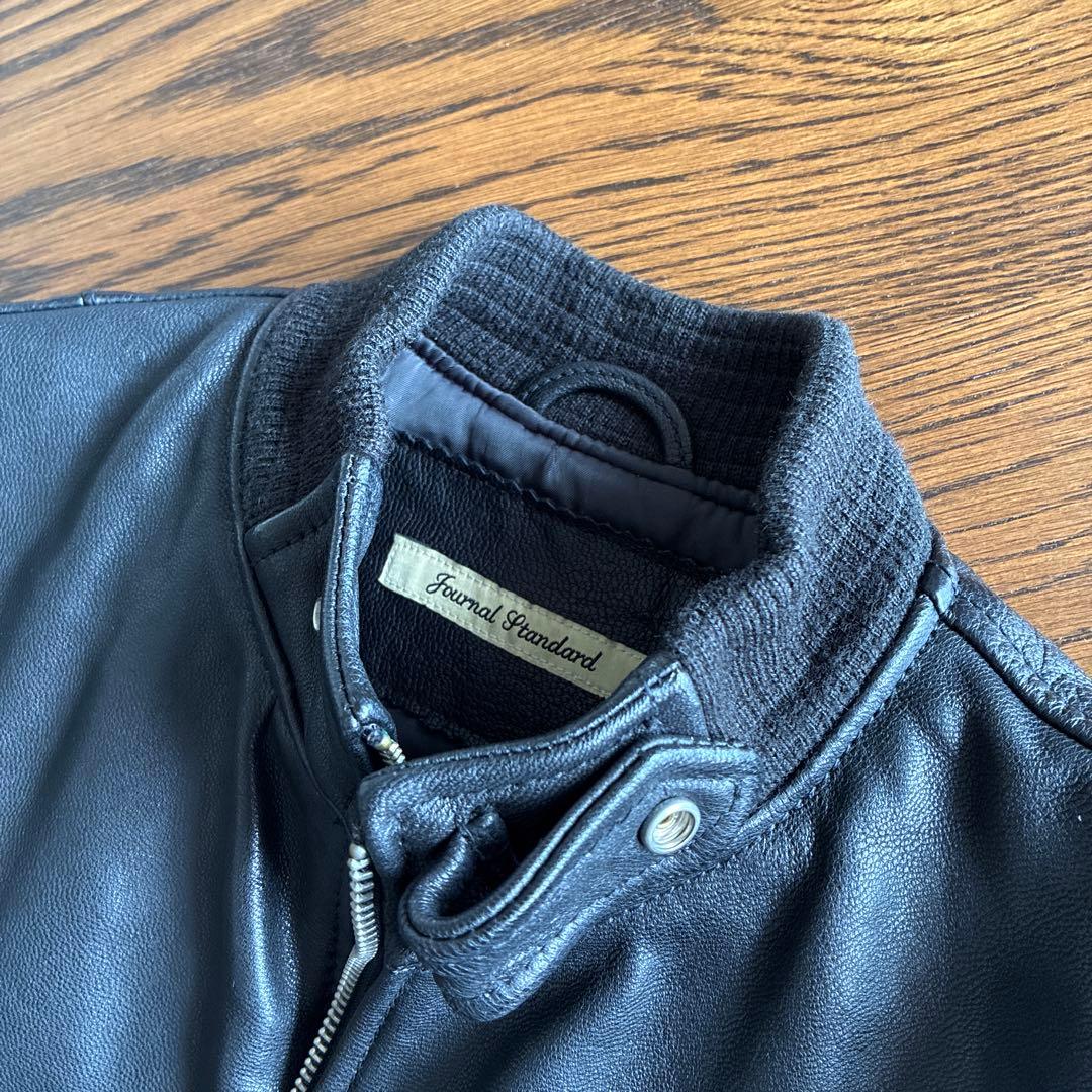 JOURNAL STANDARD レザージャケット　ブラック