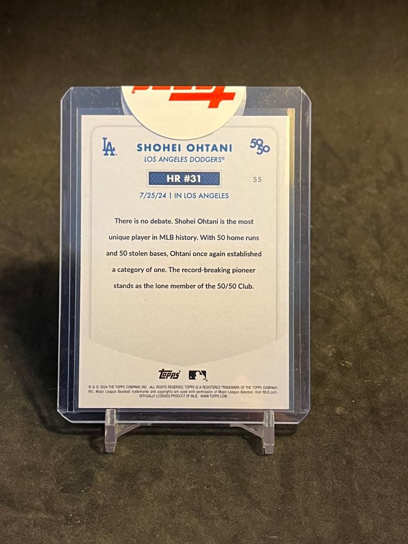 日米通算250号 2024 Topps 50/50 大谷翔平 ssp 漢字ver