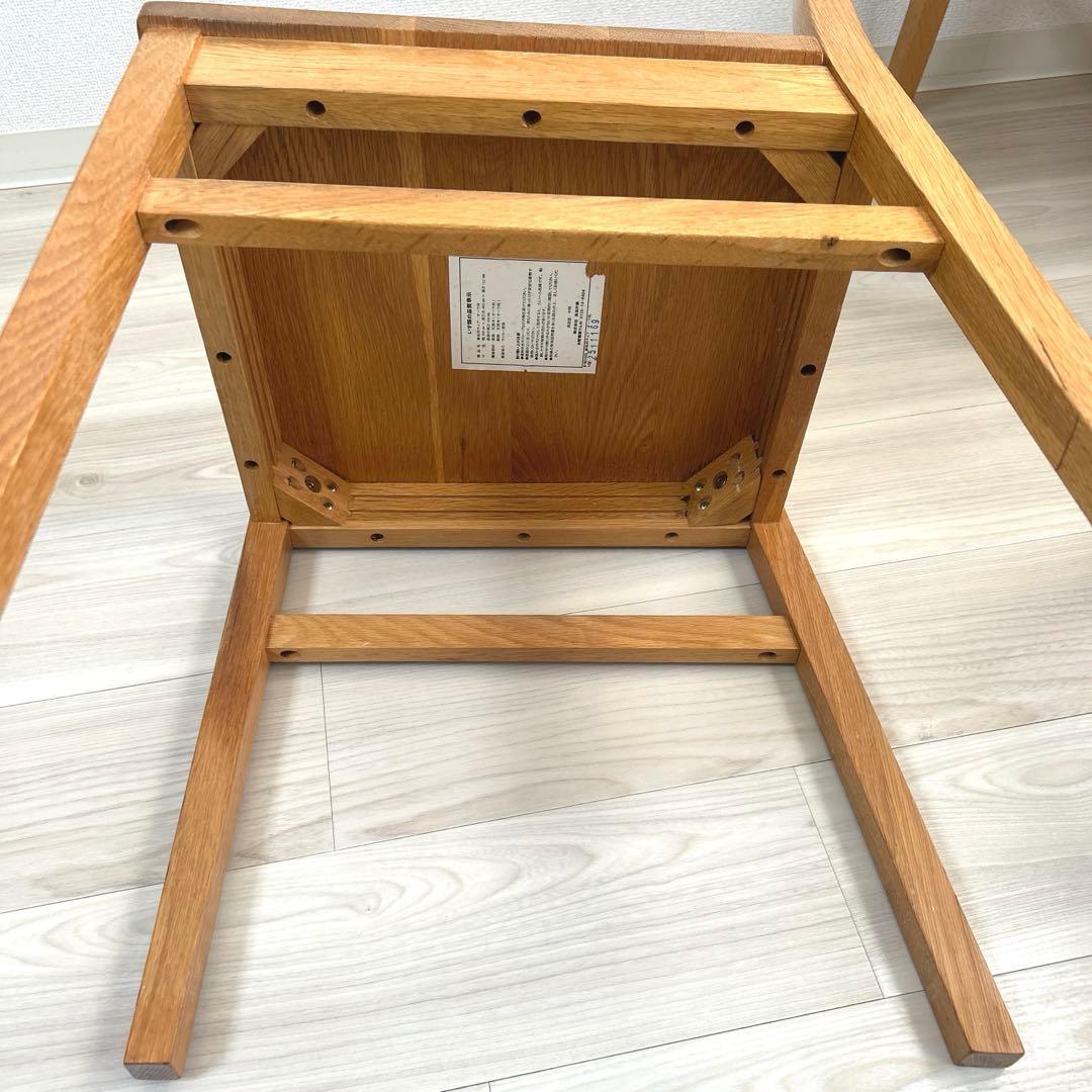 手渡しのみ！！無印良品 オーク材 ダイニングチェア 4脚セット