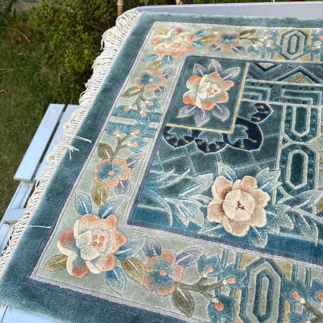 段通　玄関マット カーペット