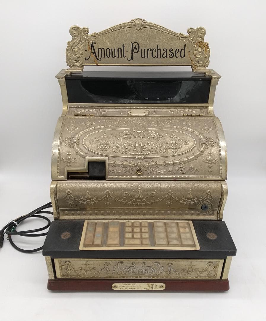 2319番 ジャンク品 NATIONAL AMOUNT PURCHASED