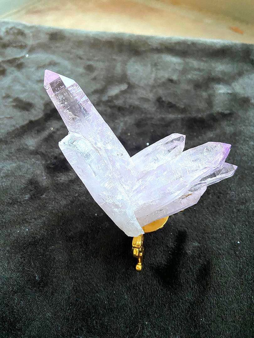 【ヒーリング・強スピリチュアル】MN23 超希少！ベラクルスアメジスト⭐️台座付き