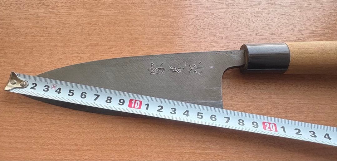 【左用】出刃包丁 守谷宗光製 安来鋼（ヤスキハガネ） 青紙2号使用