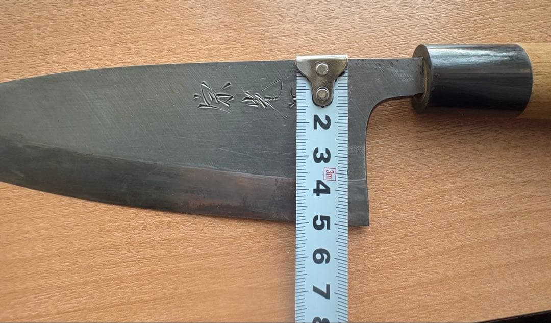 【左用】出刃包丁 守谷宗光製 安来鋼（ヤスキハガネ） 青紙2号使用