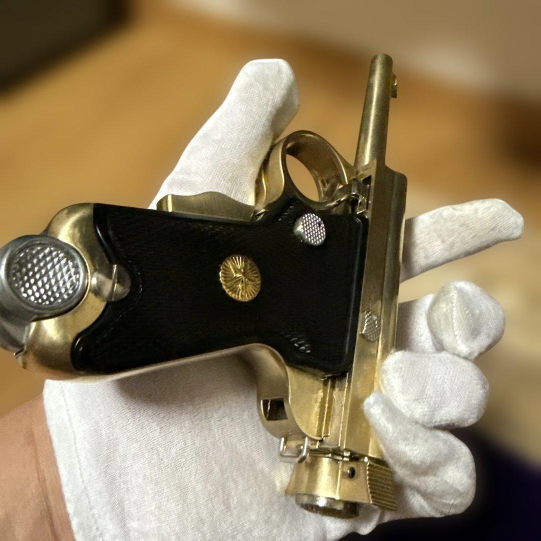 【装飾銃】【モデルガン】式槍南 金属製モデルガン 木箱付き