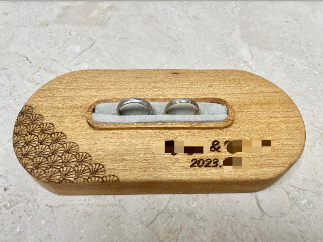 リングピロー　名前入り　結婚式　ウエディング