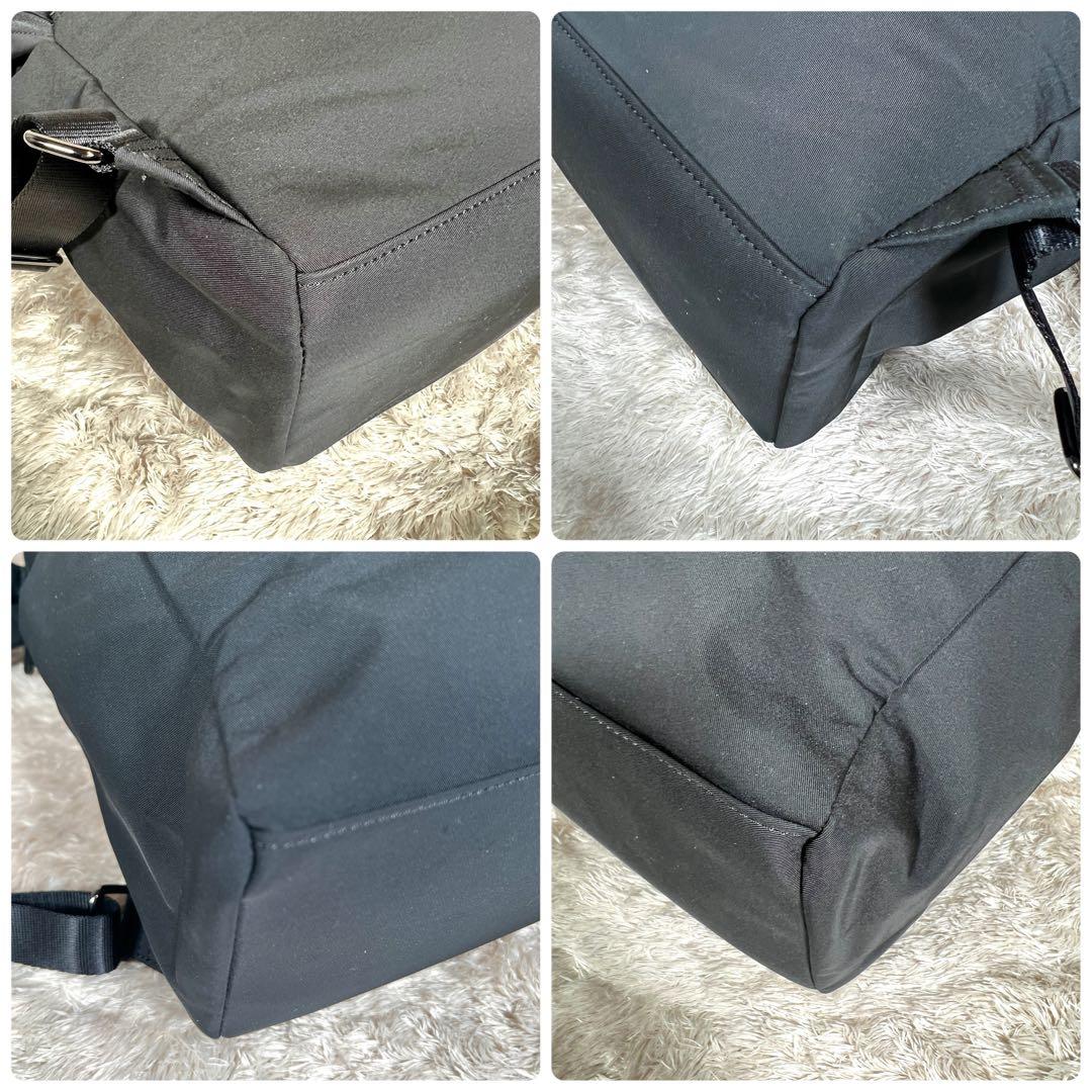 極美品　イアパピヨネ 柄ワイドテープリュック＆ショルダーバッグ