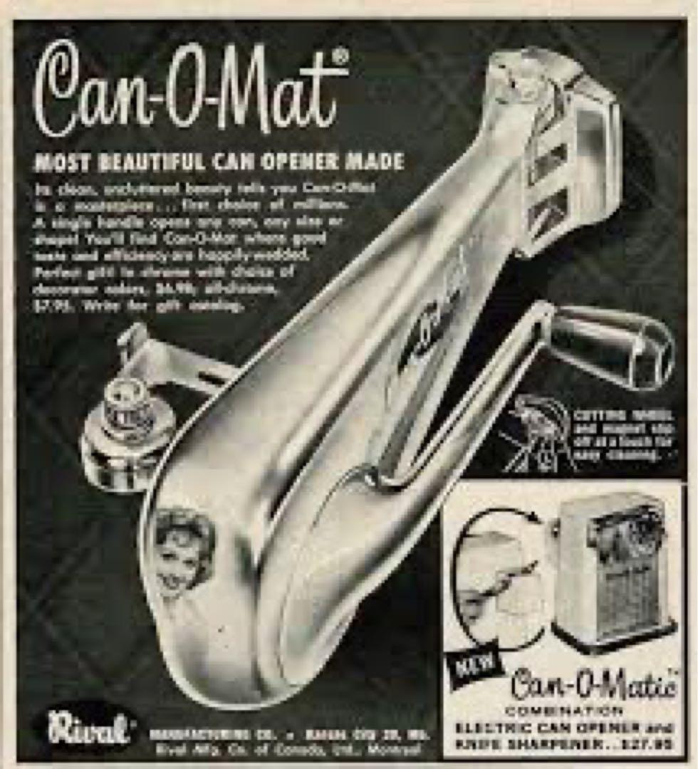 RIVAL のヴィンテージ缶とボトルオープナー