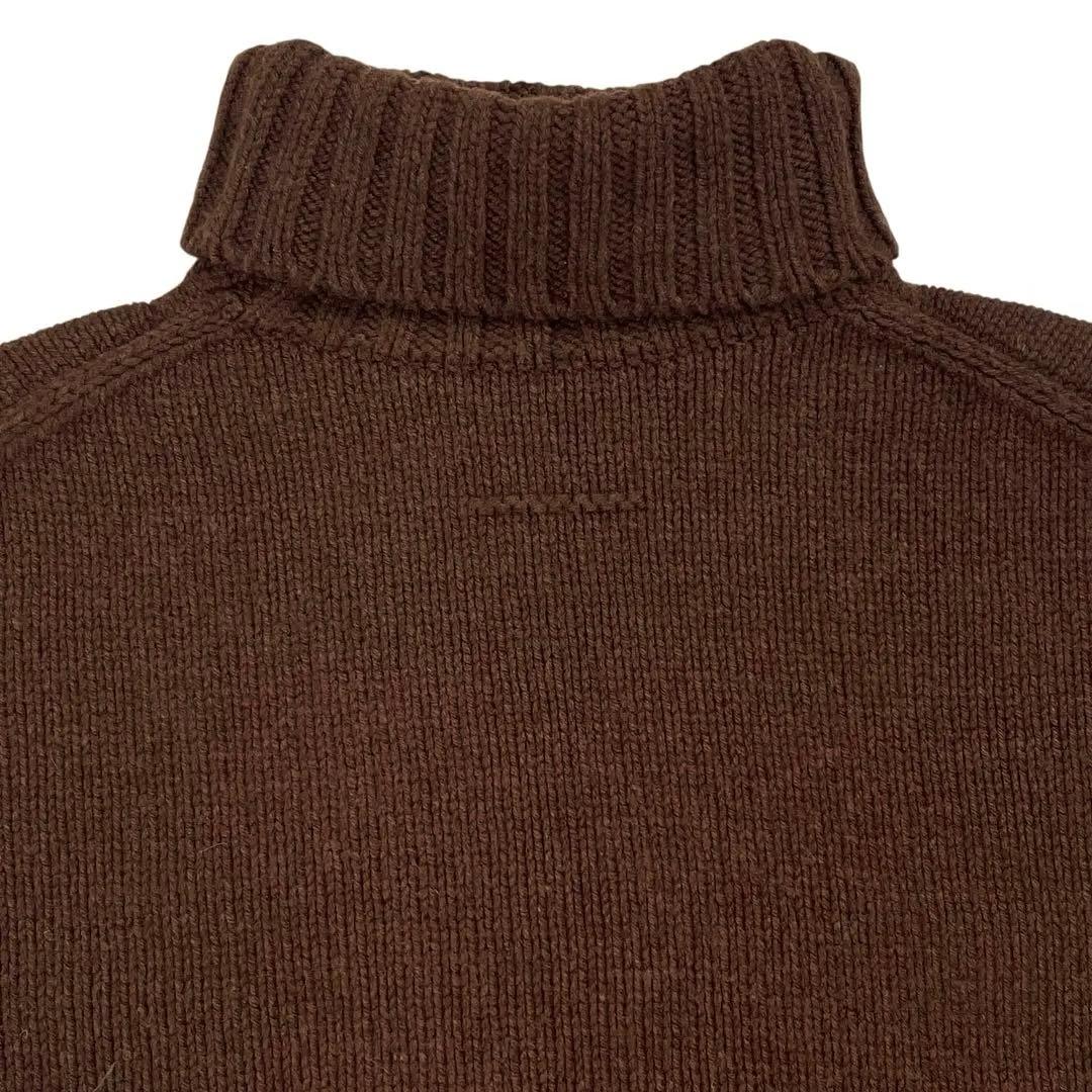 M*i様 スローン 3G ジーロンラム×カシミヤ タートルニット ブラウン サイ