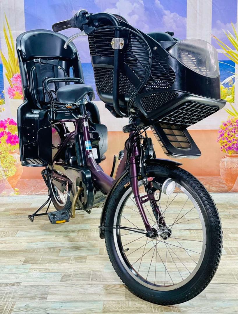 ヤマハパスキス⭐️人気モデル！子供乗せ電動アシスト自転車Y3163