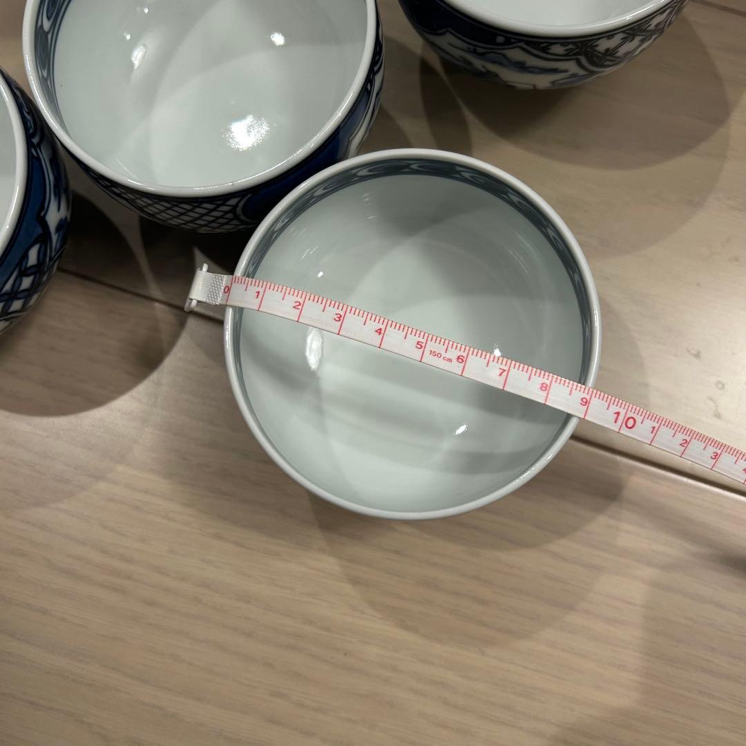 京焼　清水焼　山本壹楽　瓷彩丸紋　蓋向揃　5セット