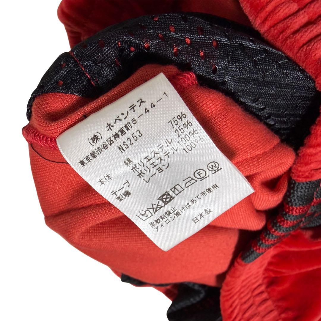 Needles ベロア トラックパンツ レッド M センターシーム