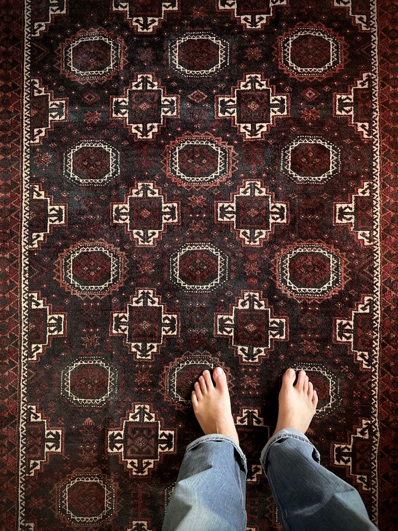 トライバルラグ　ヴィンテージラグ　ペルシャ絨毯　バルーチ族　プリミティブアート