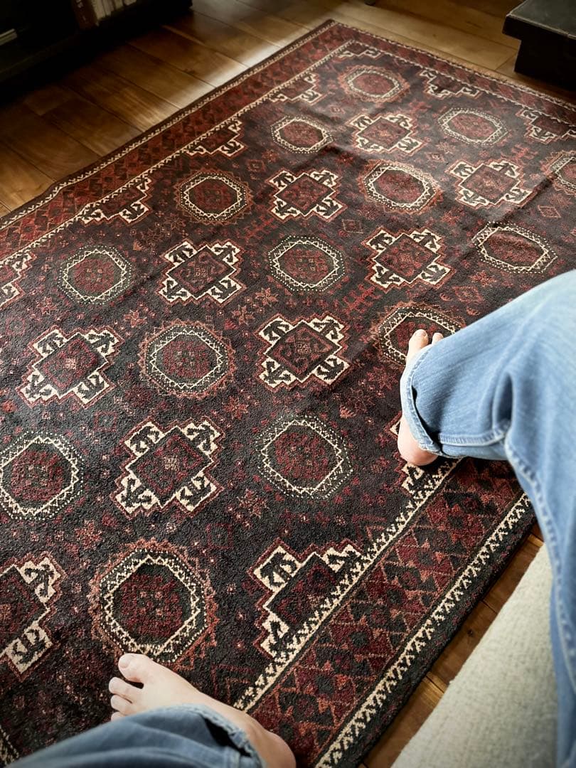 トライバルラグ　ヴィンテージラグ　ペルシャ絨毯　バルーチ族　プリミティブアート