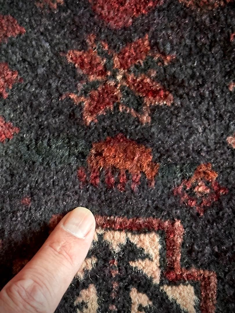 トライバルラグ　ヴィンテージラグ　ペルシャ絨毯　バルーチ族　プリミティブアート