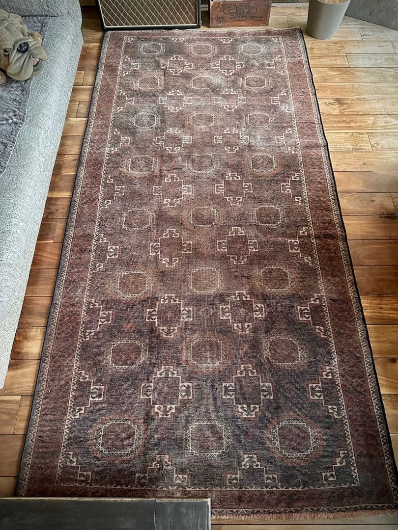 トライバルラグ　ヴィンテージラグ　ペルシャ絨毯　バルーチ族　プリミティブアート