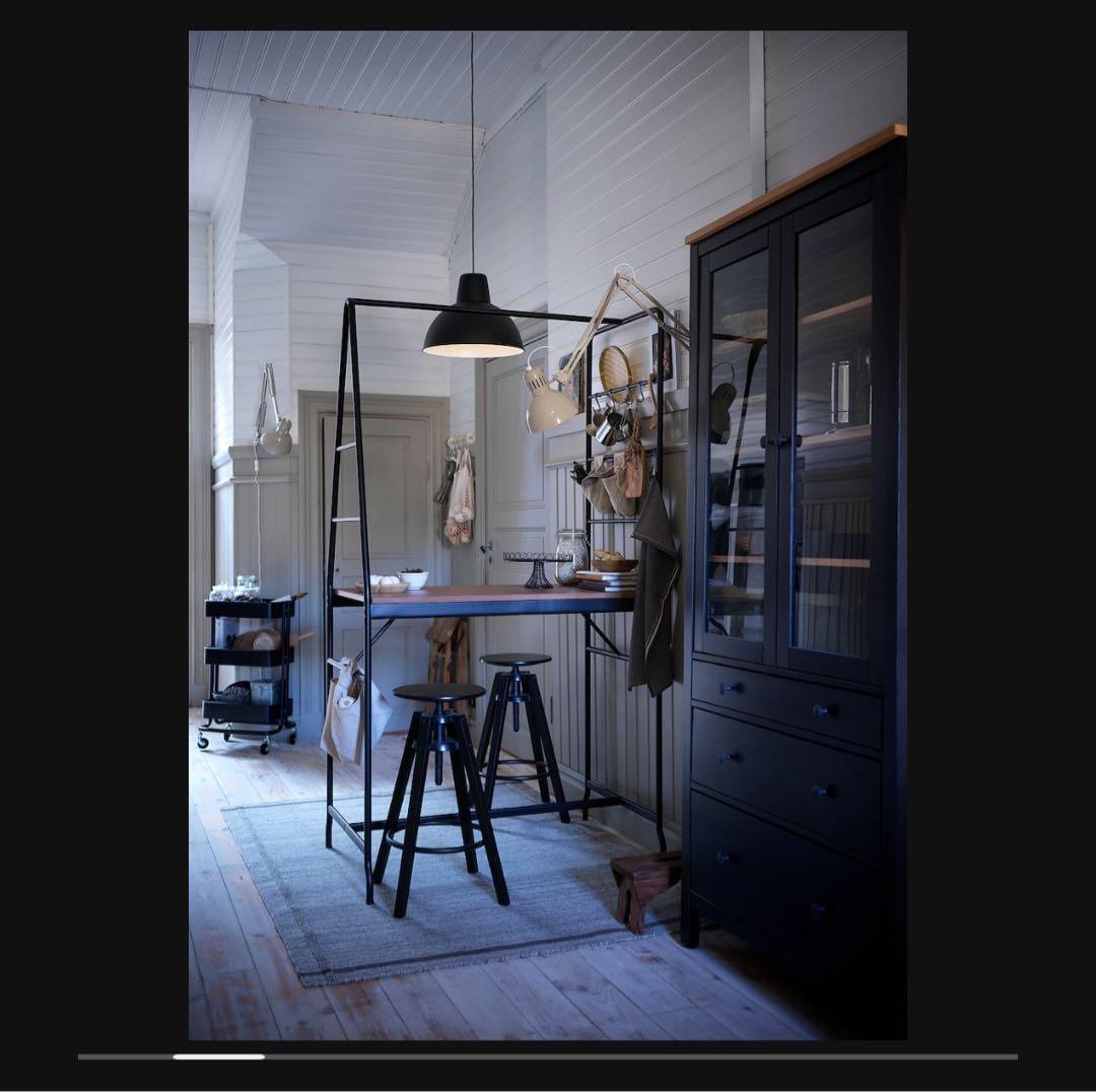 【美品】 ホーヴェルード HÅVERUD バーテーブル ブラック