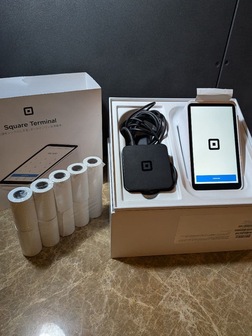 【箱付き美品】スクエアターミナル【付属品、レシート付】 モバイル決済端末