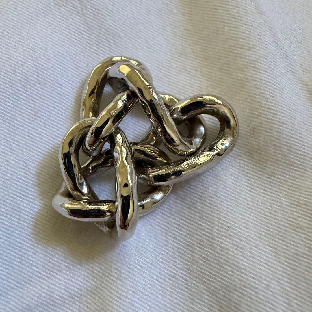 ジルサンダーJil sanderチェーンリングサイズ M RING指輪レディース