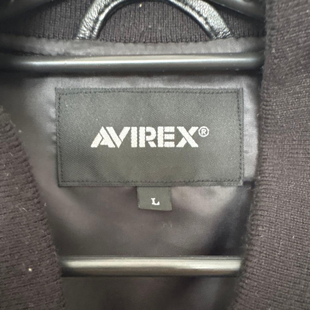 AVIREX MA-1 レザージャケット