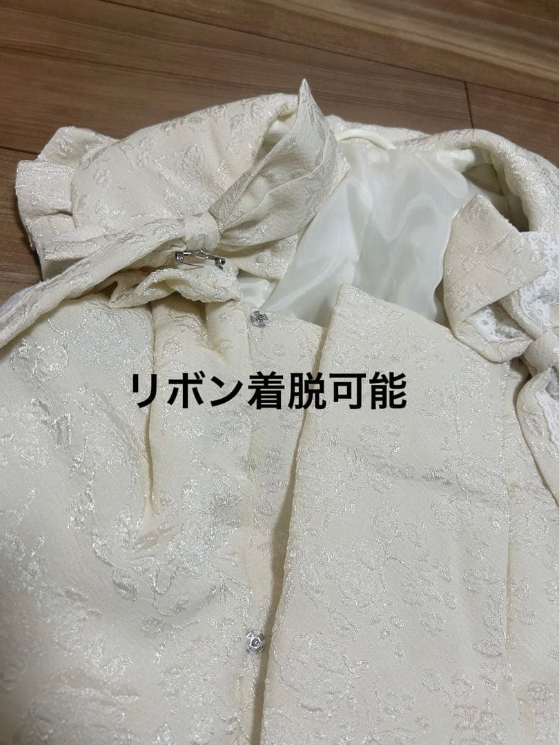 双子　七五三　キャサリンコテージ花柄レース着物　着画あり　100cm