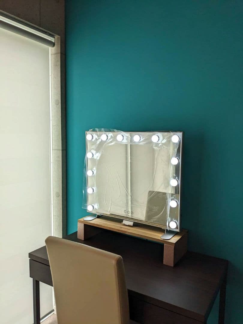 女優ミラー 　ハリウッドミラー　卓上鏡 　壁掛け鏡　USBポート付き