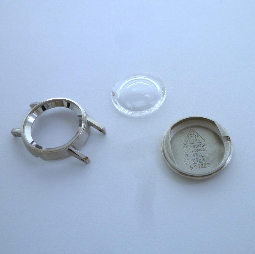 オメガ　1968年 18金無垢　デビル　カットガラス　レディース OH済