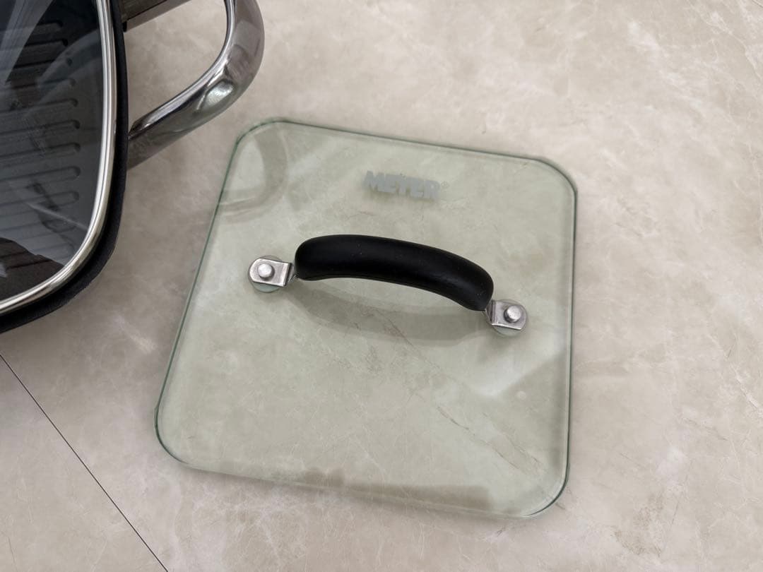 MEYER マイヤー スクエアグリルパン ガラス蓋付き 24cm