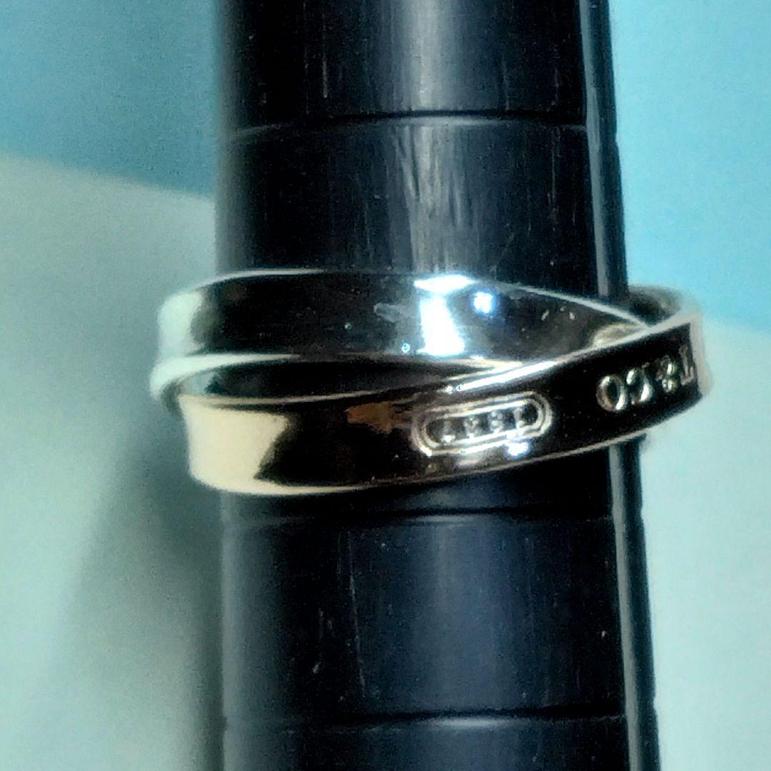 ティファニーインターロッキング シルバー＆ルベドメタル11.5号　　新品仕上げ