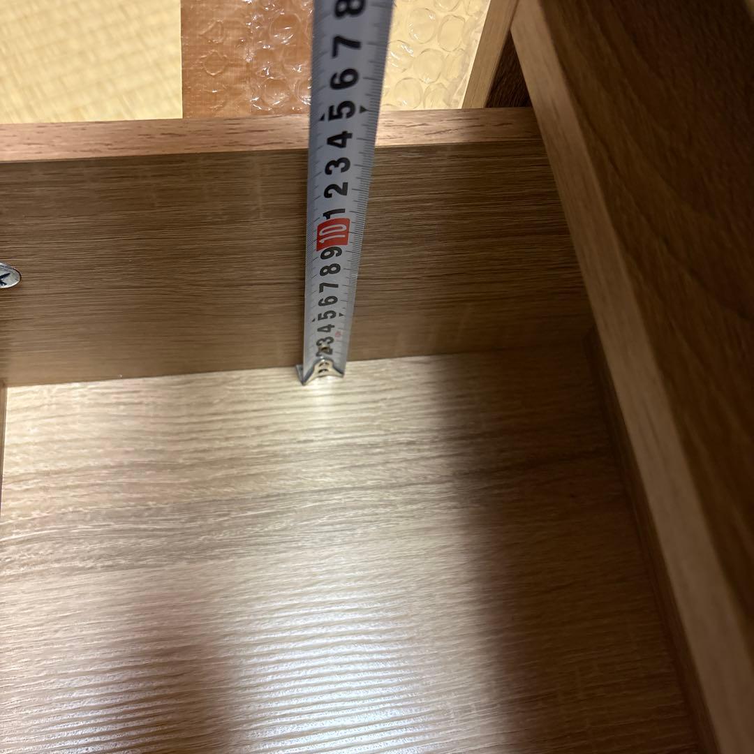 木目調 テレビボード 約100cm 引き出し付き