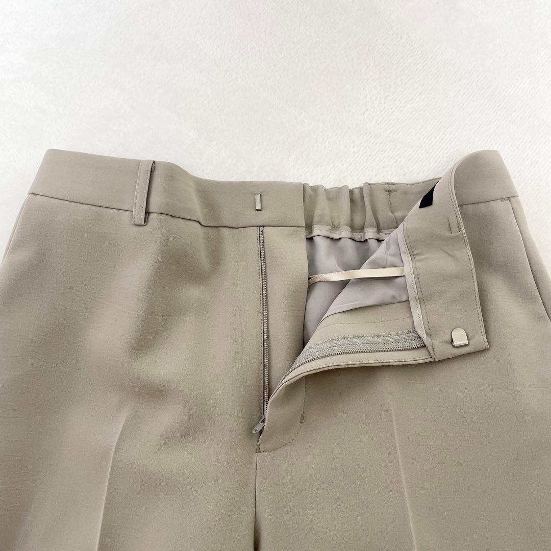 LES MUES ウォッシャブル パンツスーツ セットアップ ダブル グレージュ