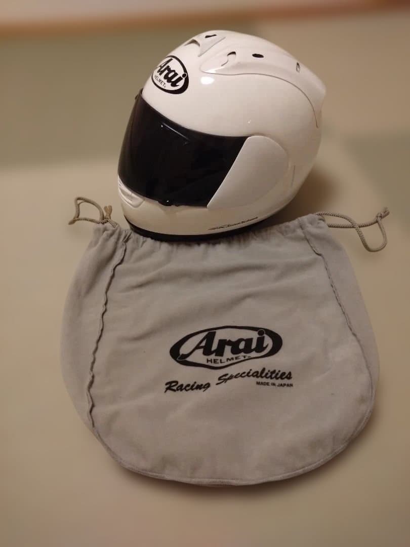 AraiRX7RR4 フルフェイスヘルメット ホワイト　クリアシールド付き
