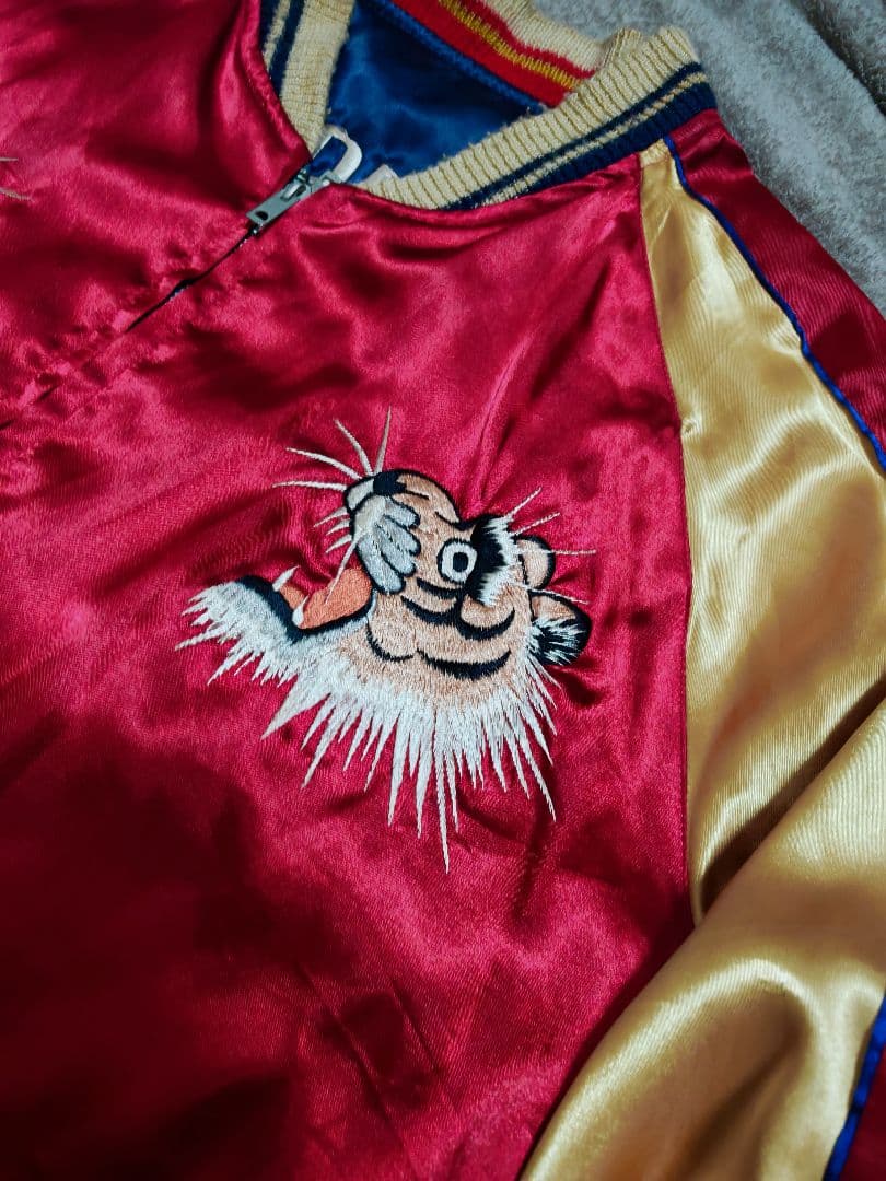 テーラー東洋 ２面用 虎ワシ 日本限定 スカジャン vintage サテン