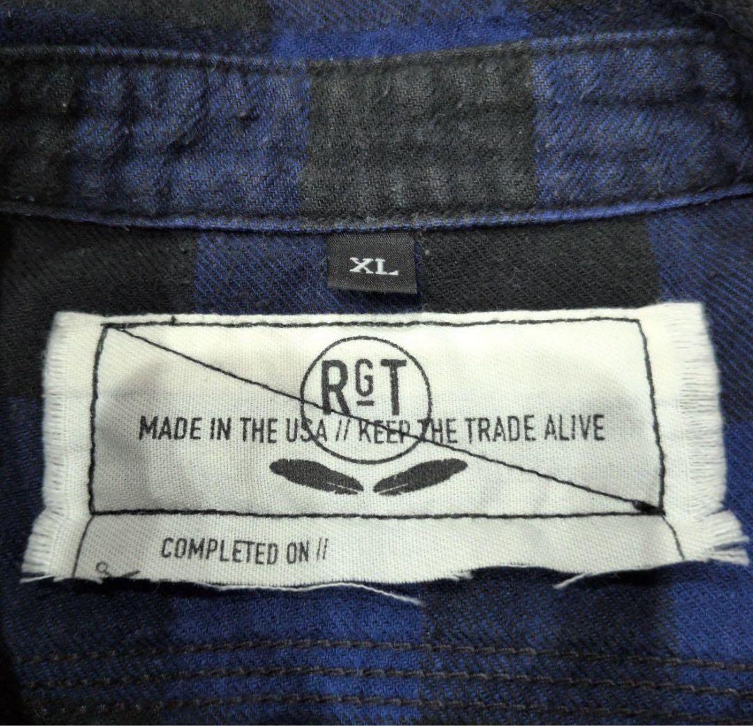 g*7様 USA製 90s バッファローチェックネルシャツ XL