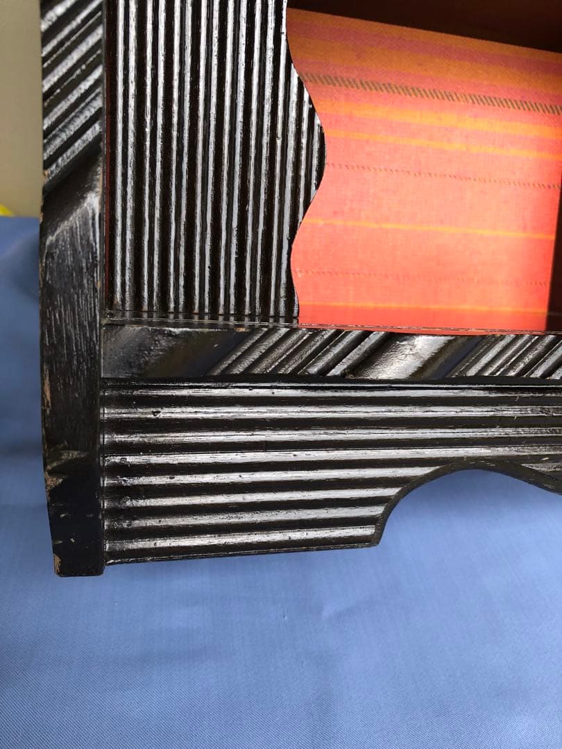 リビングボード　レトロ キャビネット　ガラス戸 アンティーク家具