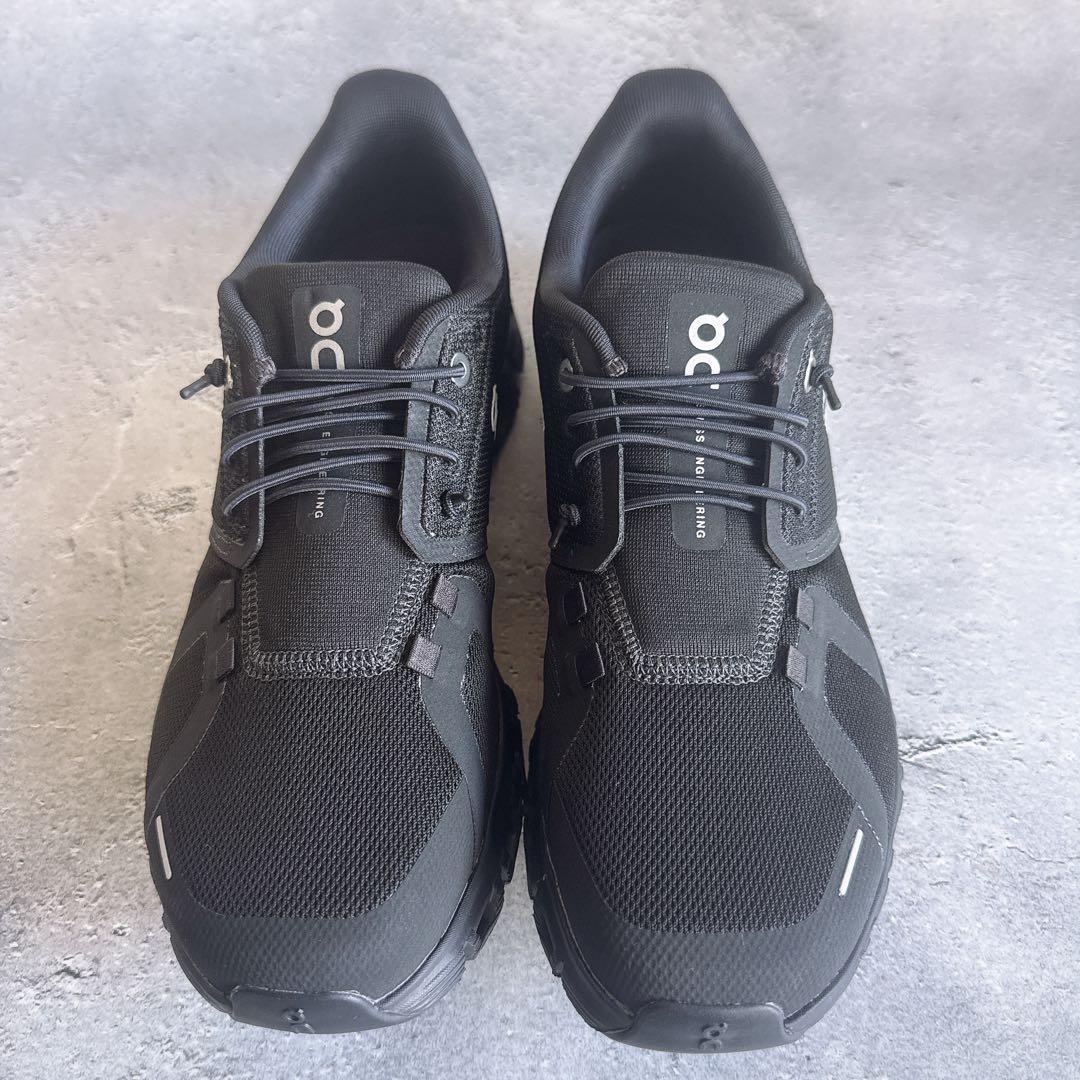 未使用級　On Cloud 6 スニーカー　ランニング ブラック　黒　25cm